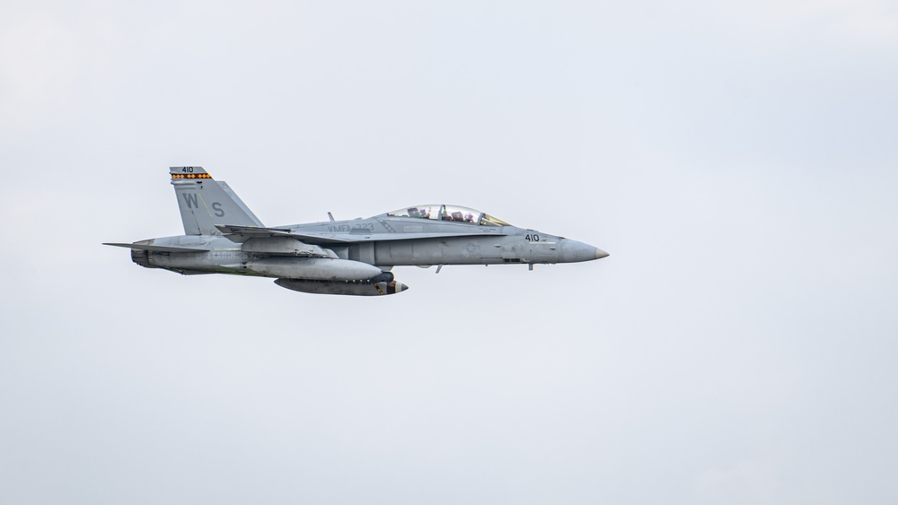 Balikatan 25: U.S. F/A-18 Hornets Take Flight