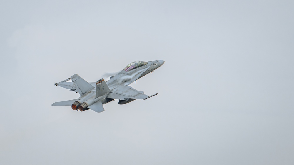 Balikatan 25: U.S. F/A-18 Hornets Take Flight