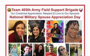 405th AFSB sends appreciation, respect, love to spouses on Military Spouse Appreciation Day