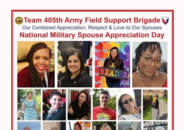 405th AFSB sends appreciation, respect, love to spouses on Military Spouse Appreciation Day