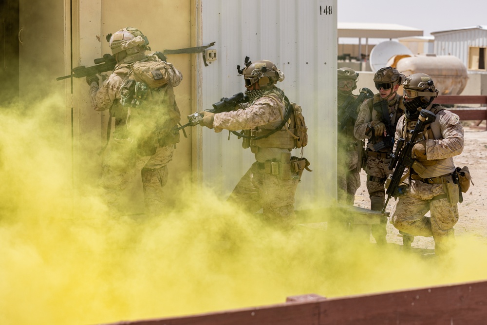 FASTCENT Marines hone their skills through close quarters battle drills and marksmanship training