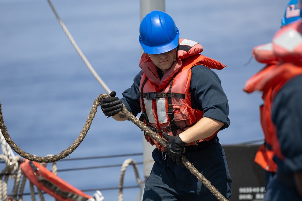 Curtis Wilbur Conducts Replenishment-At-Sea