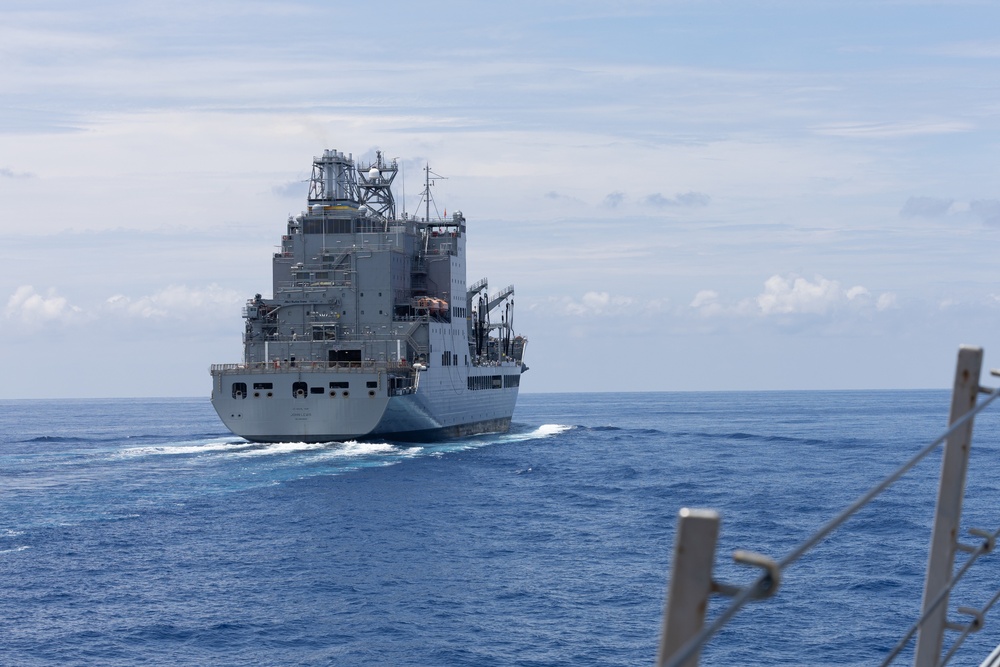 Curtis Wilbur Conducts Replenishment-At-Sea