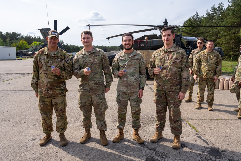 Maj. Gen. Kingsbury Visits 1AD CAB