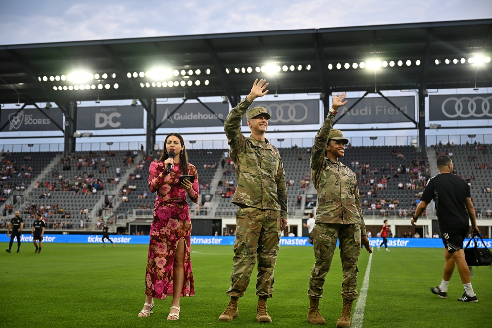 DC United Football hosts Military Appreciation Night