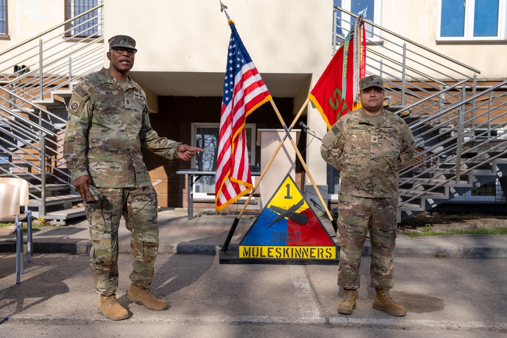 1st Armored Division Sustainment Brigade Change of Responsibility Ceremony