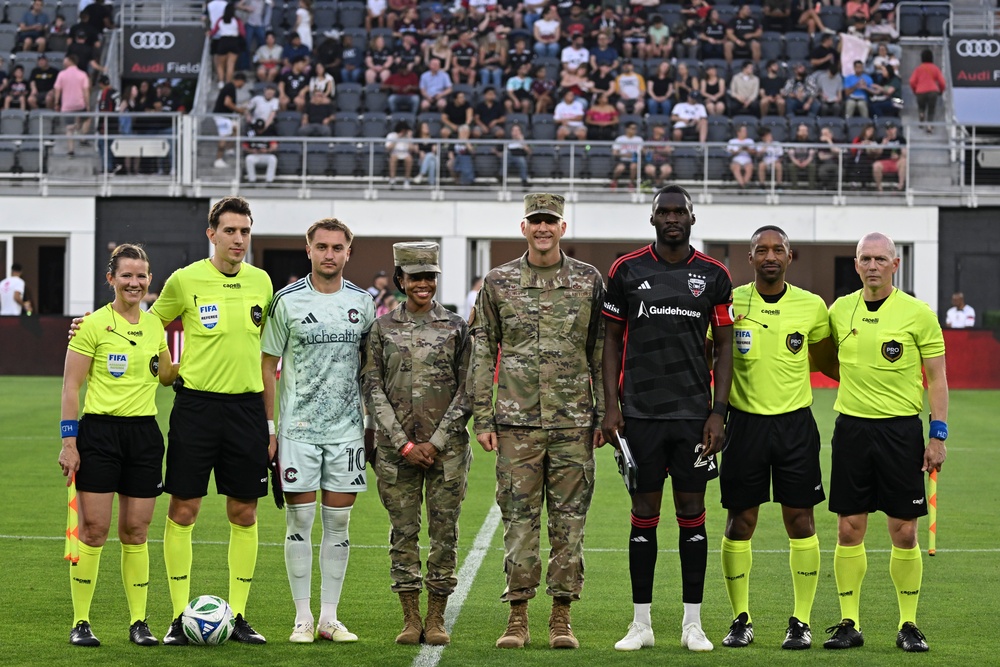 DC United Football hosts Military Appreciation Night