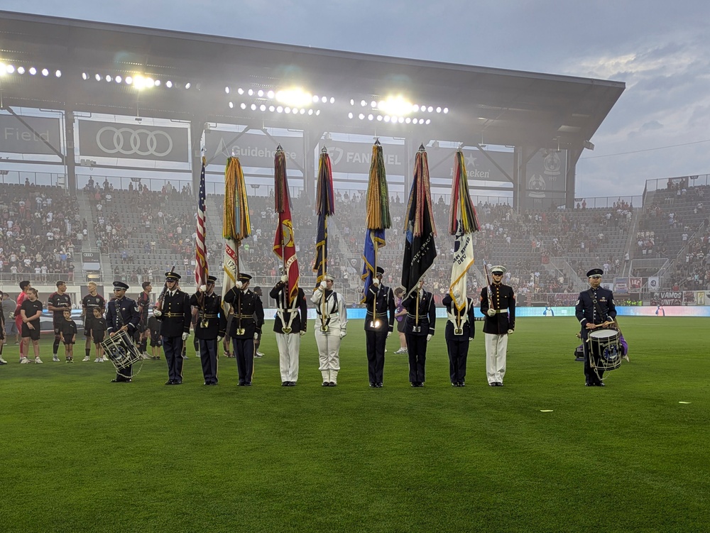 DC United Football hosts Military Appreciation Night