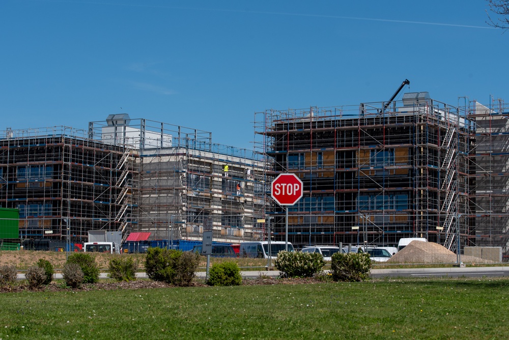 Construction progress at new Spangdahlem Elementary School