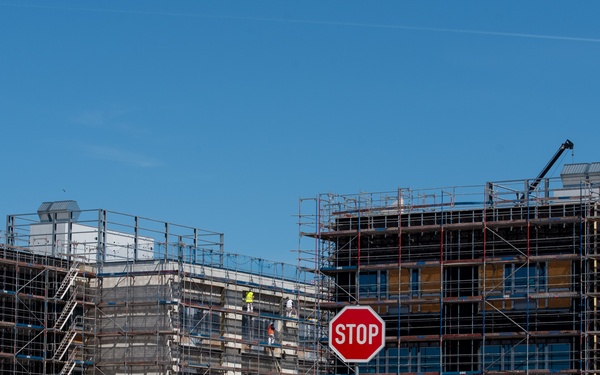 Construction progress at new Spangdahlem Elementary School