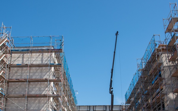 Construction progress at new Spangdahlem Elementary School