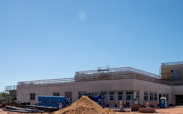 Construction progress at new Spangdahlem Elementary School