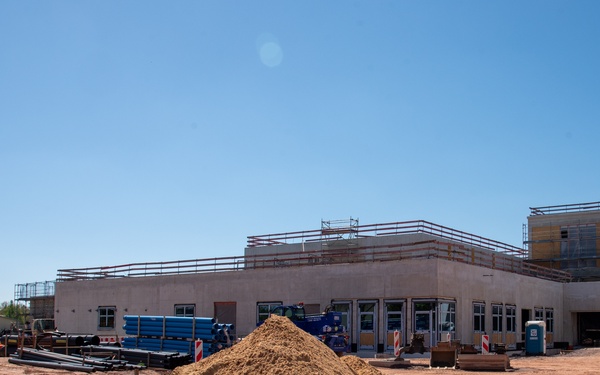 Construction progress at new Spangdahlem Elementary School