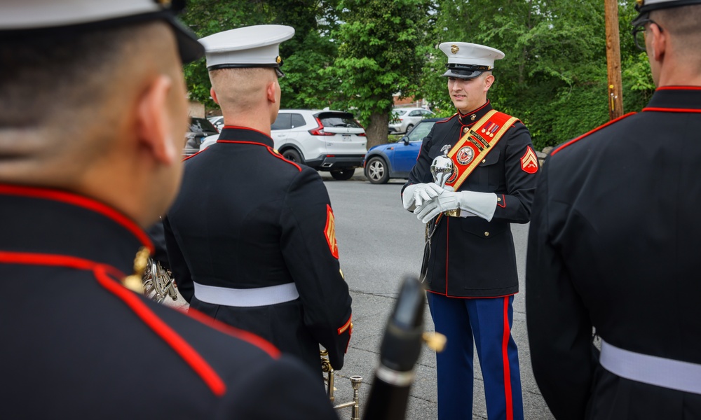 Marine Corps Base Quantico Band Participates in Annual Apple Blossom Festival Parade