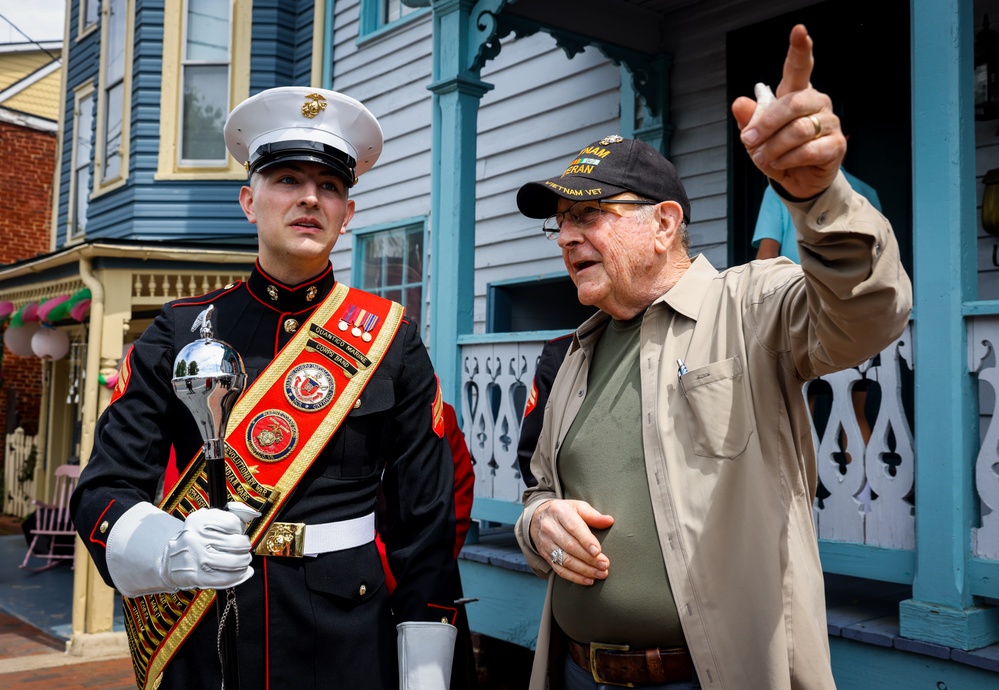 Marine Corps Base Quantico Band Participates in Annual Apple Blossom Festival Parade
