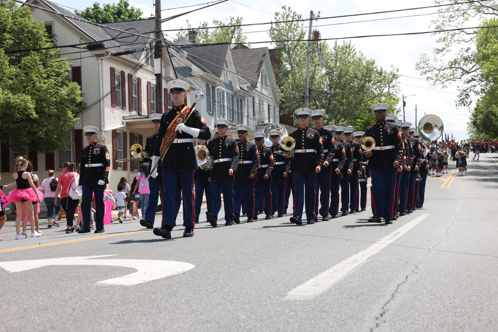 Marine Corps Base Quantico Band Participates in Annual Apple Blossom Festival Parade