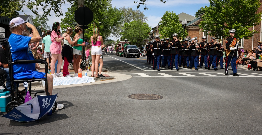 Marine Corps Base Quantico Band Participates in Annual Apple Blossom Festival Parade