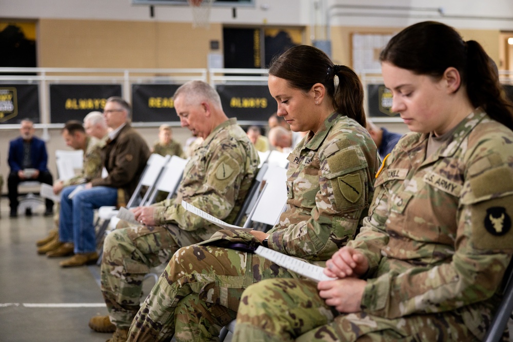 Kentucky National Guard celebrates the national day of prayer