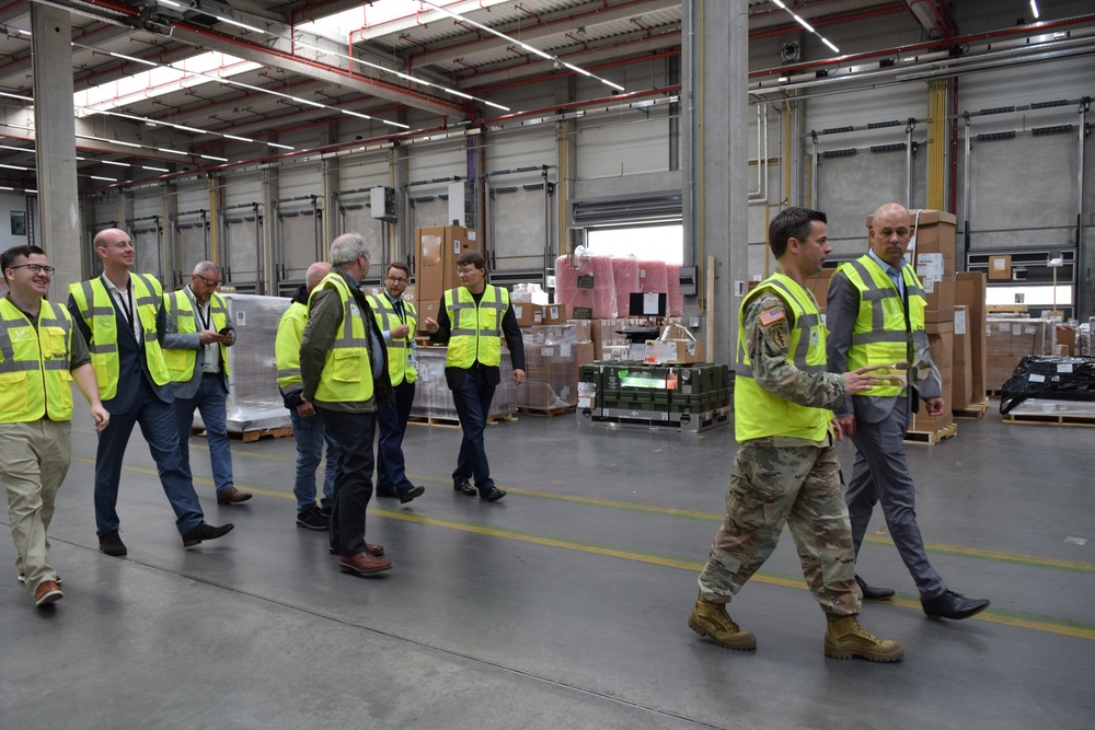 DLA Distribution Europe hosts local officials, highlights HAZMAT compliance, global support