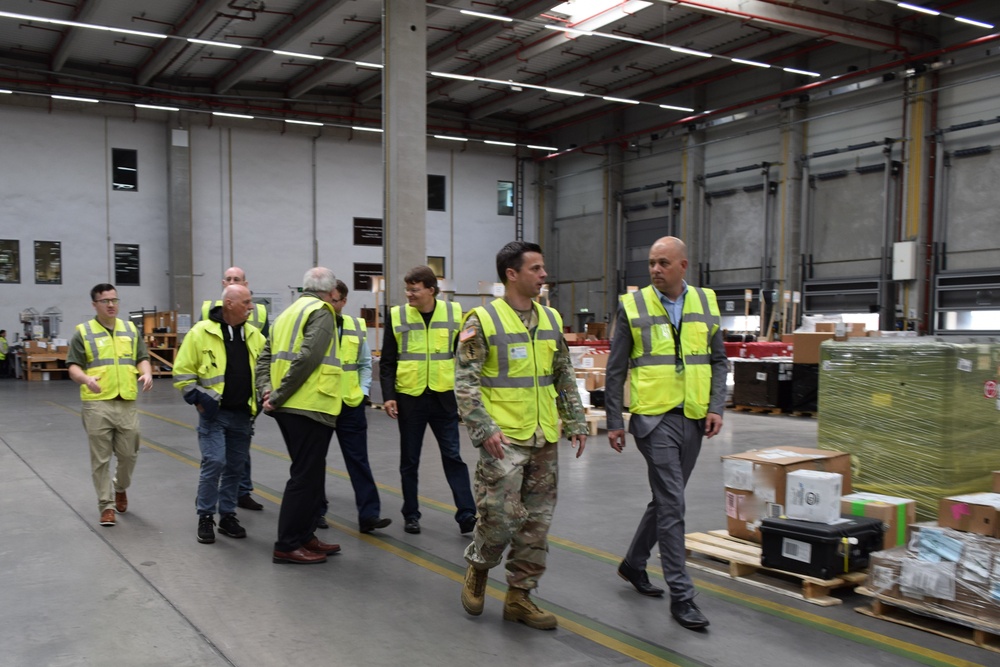 DLA Distribution Europe hosts local officials, highlights HAZMAT compliance, global support