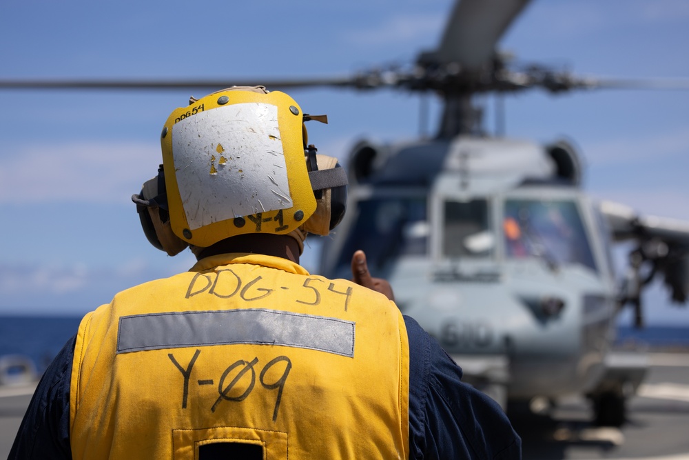 Curtis Wilbur Conducts Flight Operations