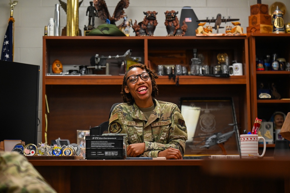 Inaugural 350th SWW Chief of the Day