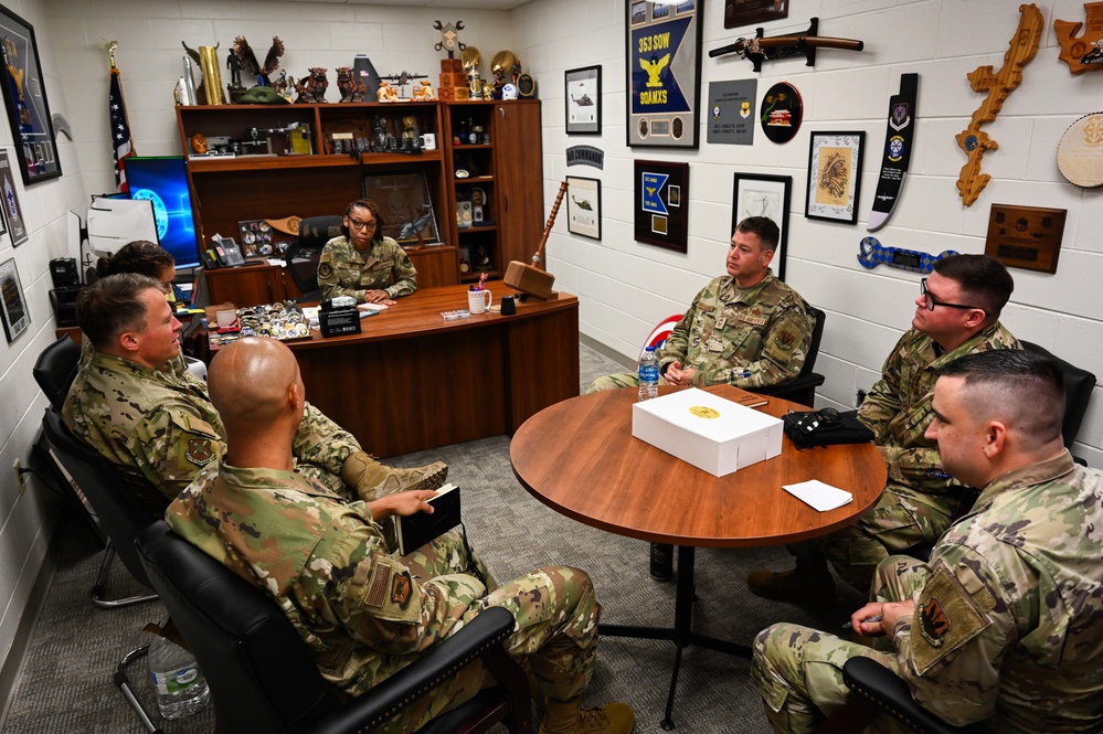 Inaugural 350th SWW Chief of the Day