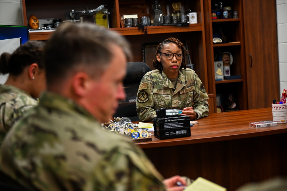 Inaugural 350th SWW Chief of the Day