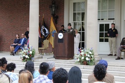 Armaments Center’s Military Deputy administers oath of enlistment to more than 100 northern New Jersey high school students
