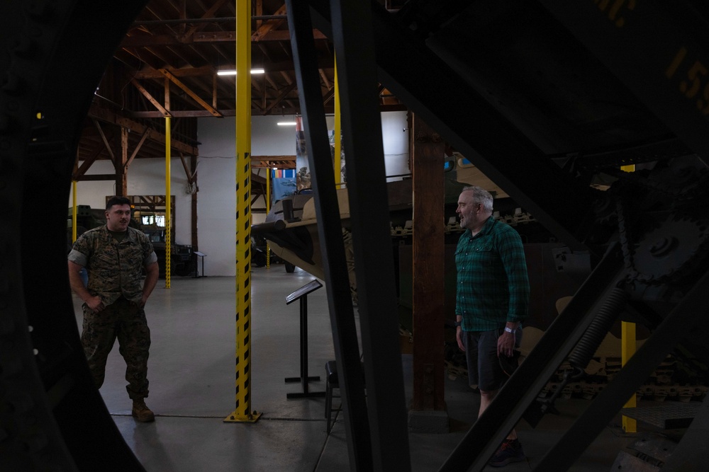 Great-Grandson of Former MCIWEST CG Visits Camp Pendleton