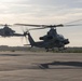 U.S. Marines assigned to HMLA-269 and VMM-263 (REIN) conduct FARP exercise