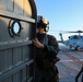 Lt. Albert Femmer proceeds to the launch of a MH-60R Sea Hawk helicopter during Formidable Shield (FS) 2025