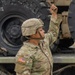 13th Armored Corps Sustainment Command Soldiers offload display truck