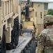 13th Armored Corps Sustainment Command Soldiers offload display truck