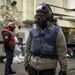 Boatswain’s Mate 2nd Class Jalynn Simmons prepares for flight quarters during Formidable Shield (FS) 2025