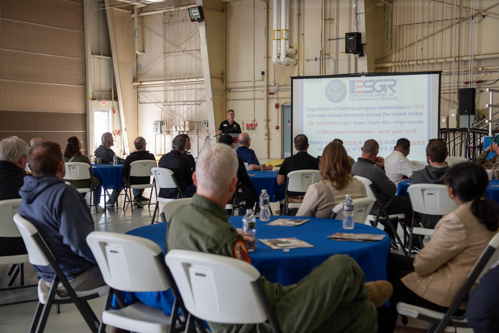 182nd Airlift Wing hosts ESGR Boss Lift May 7, 2025