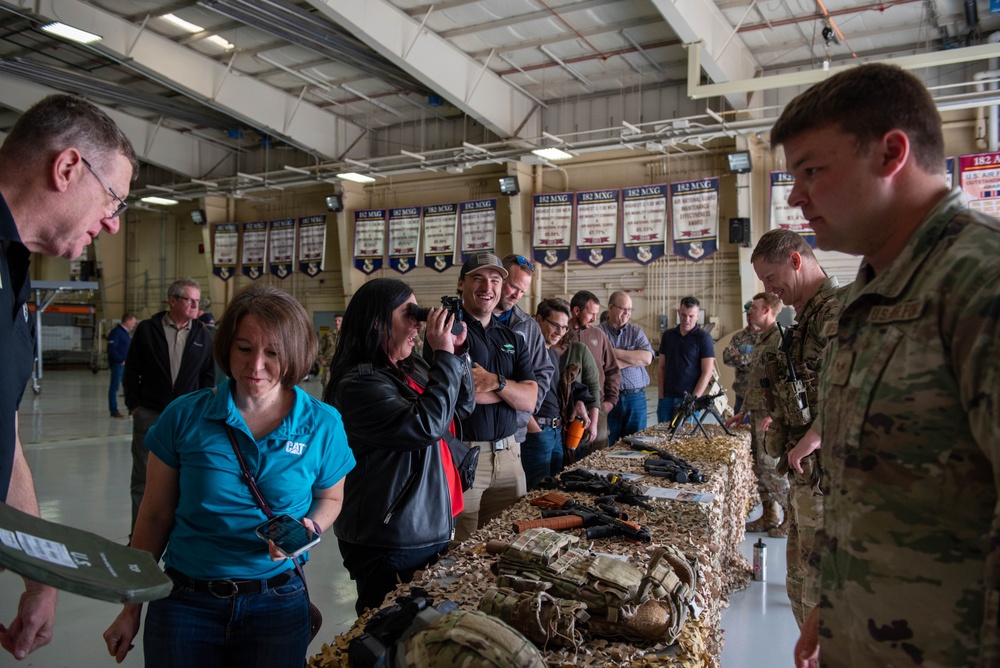 182nd Airlift Wing hosts ESGR Boss Lift May 7, 2025