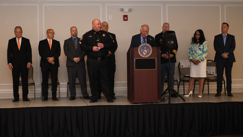 Cranford Named Police Officer of the Year by NAS Patuxent River