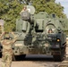 Soldiers from the 13th Armored Corps Sustainment Command prepare military vehicles for display at Texas A&amp;M University