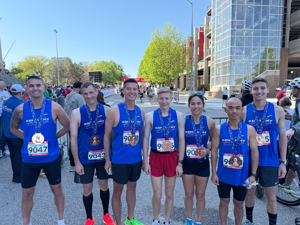 Kentucky National Guard claims first team title at all-Guard marathon time trials