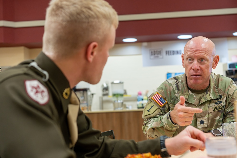 Soldiers from the III Armored Corps participate in Texas A&amp;M University's Meet Your Army event.