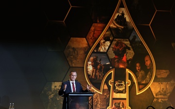 Mr. Colby Jenkins speaks during SOF Week 2025