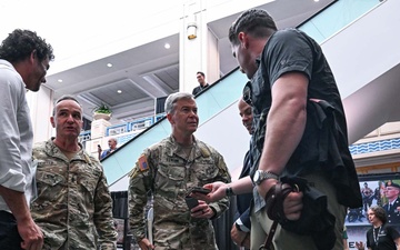 Gen. Fenton and Sgt. Maj. Shorter Tour the Grounds During SOF Week