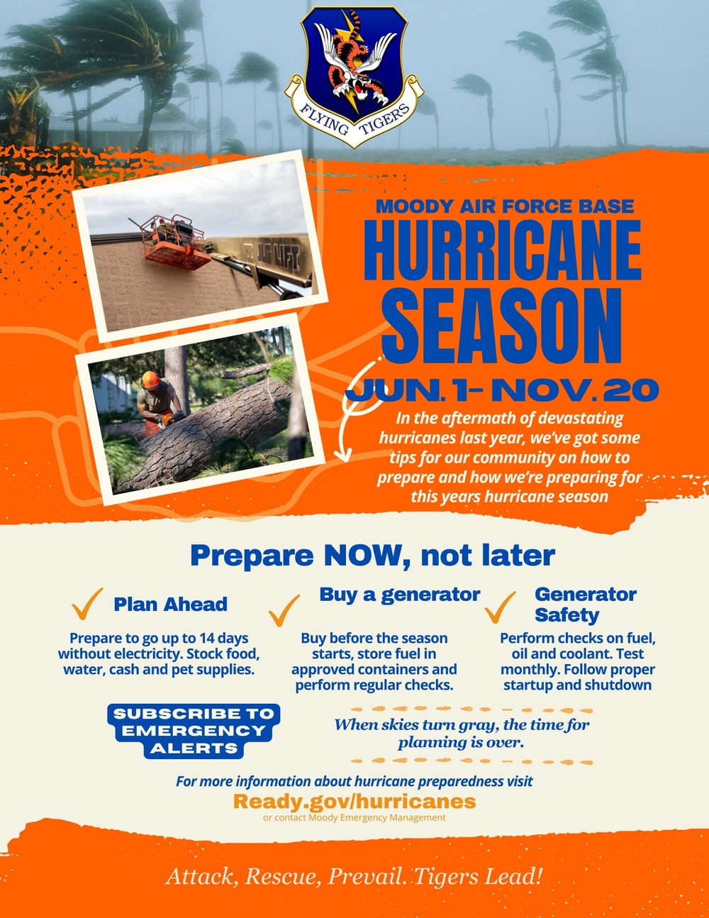 Moody AFB observes National Hurricane Preparedness Week: Lessons from Hurricane Helene