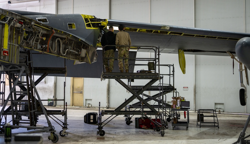Maintaining the Mission: Minot Airmen Conduct Critical Work on B-52H Stratofortress