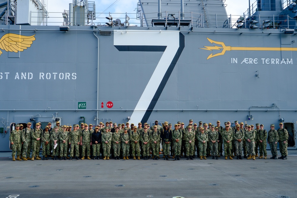 CRTS-2 and CRTS-6 Shipboard Familiarization Aboard USS Tripoli (LHA 7)