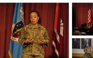 CMSgt Tanya Johnson, Senior Enlisted Leader at the Defense Health Agency (DHA), visits Madigan Army Medical Center