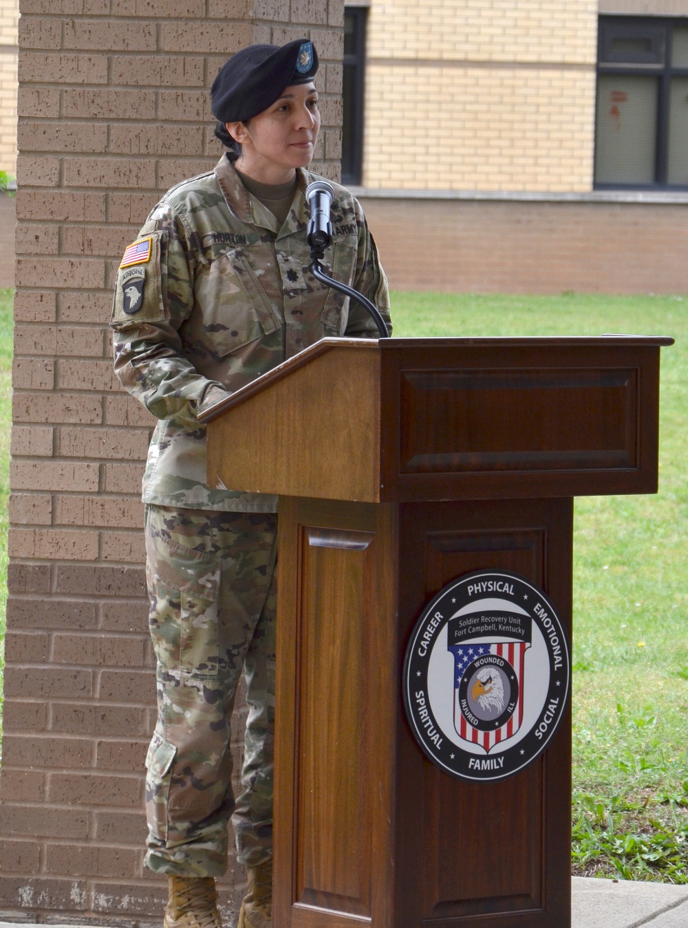 Soldier Recovery Unit Assumption of Responsibility
