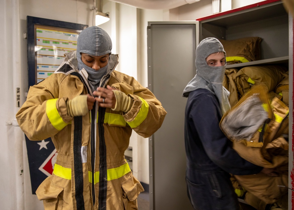 Makin Island Damage Control Drill