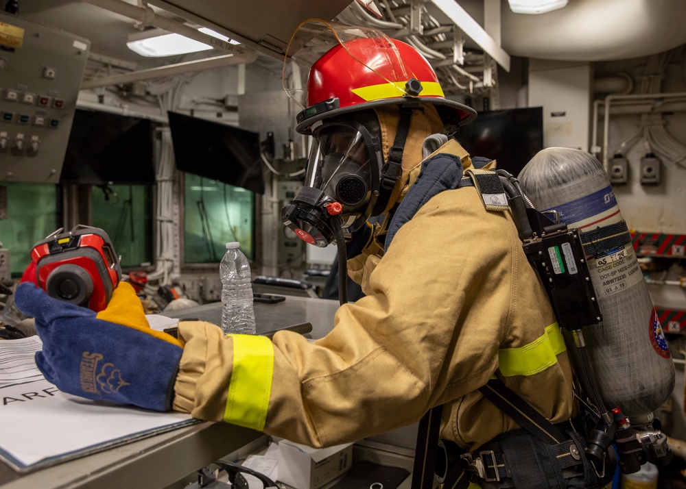 Makin Island Damage Control Drill